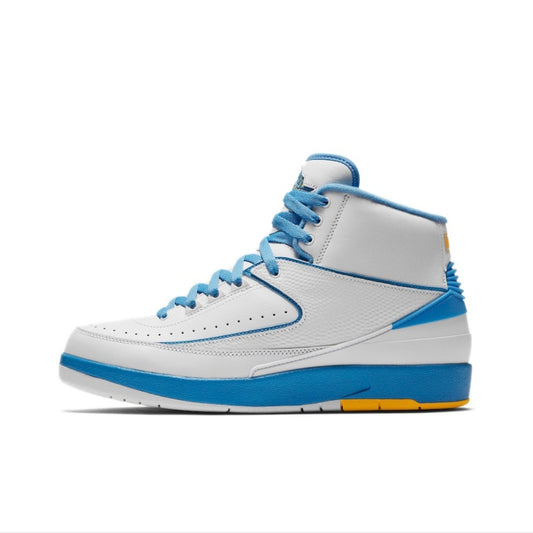 Air Jordan 2 Melo White Varsity Maize University Blue