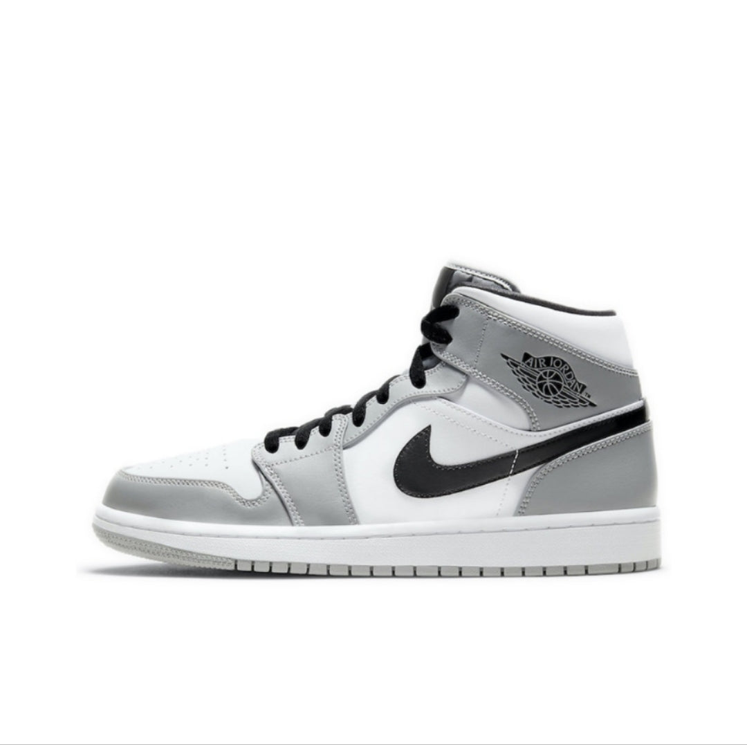 Jordan 1 Mid Light Smoke Grey